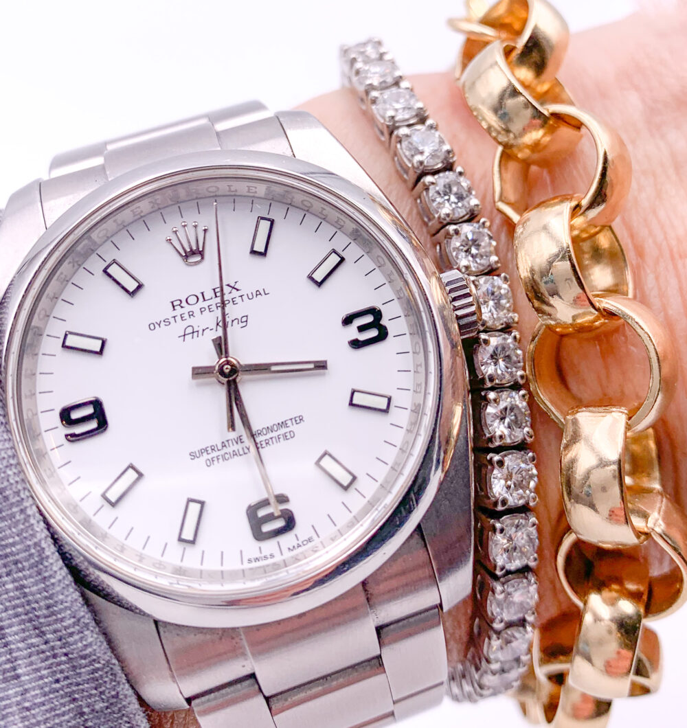 Gold Filled Large Rolo Chain Bracelet - Image 2